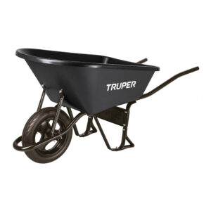 CARRETILLA 120L PLASTICA, LLANTA IMPINCHABLE, 580K