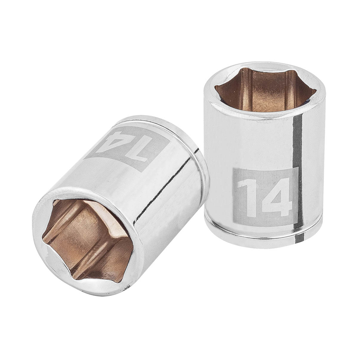 LLAVE VASO HEXAGONAL, CUADRO 1/4 14MM