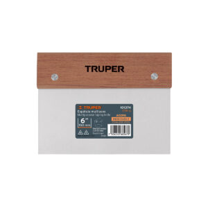 ESPATULA RECTANGULAR MANGO MADERA 150MM