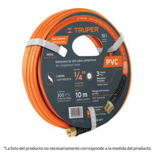 MANGUERA DE PVC, BAJA PRESION, 5 M, 3/8  NPT