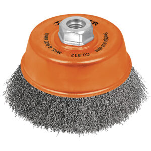 CEPILLO COPA ONDULADO FINO 125MM AMOL***