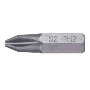 PUNTAS PARA DESARMADOR PHILLIPS PH2, 25MM, 5 PIEZA