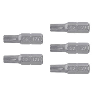 PUNTAS PARA DESARMADOR TORX T27, 25MM, 5 PIEZAS