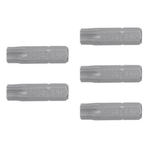 PUNTAS PARA DESARMADOR TORX T40, 25MM, 5 PIEZAS