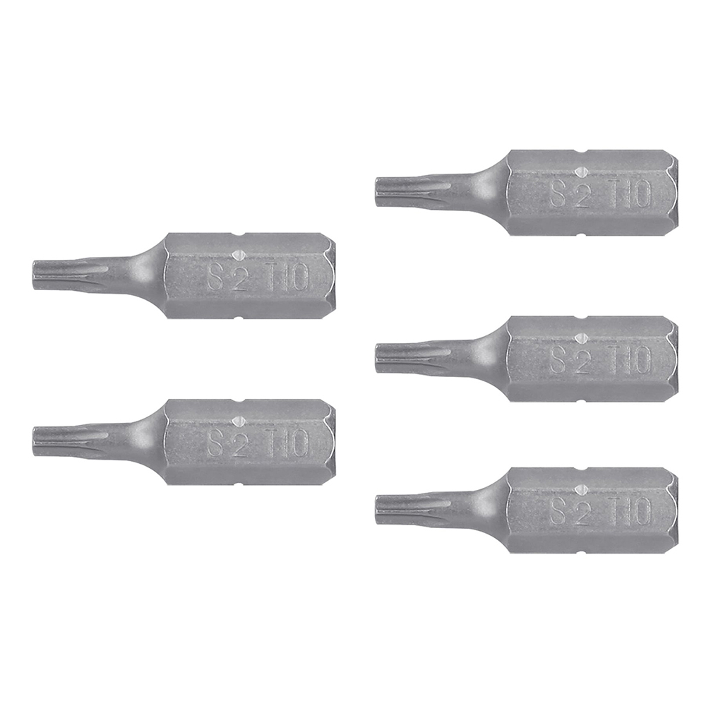 PUNTAS PARA DESARMADOR TORX SEG T10, 25MM, 5 PIEZA