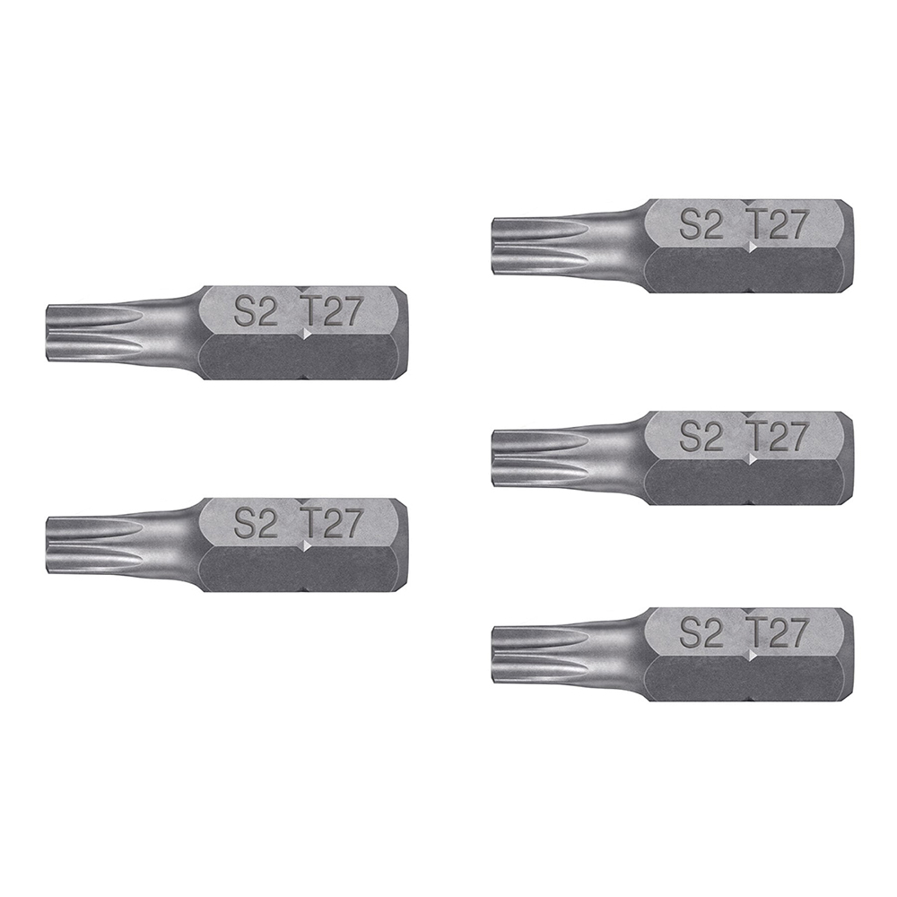 PUNTAS PARA DESARMADOR TORX SEG T27, 25MM, 5 PIEZA