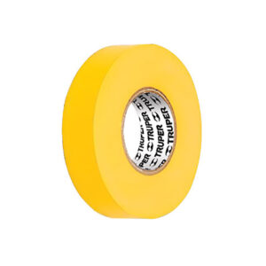 CINTA AISLANTE, 19MM, 18M, AMARILLA