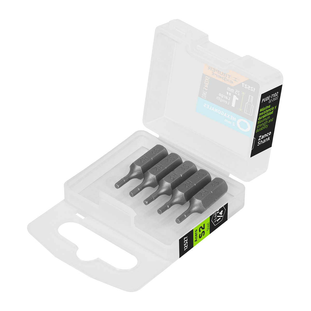 PUNTA DESARMADOR HEXAGONAL 2MM 25MM 5PZ