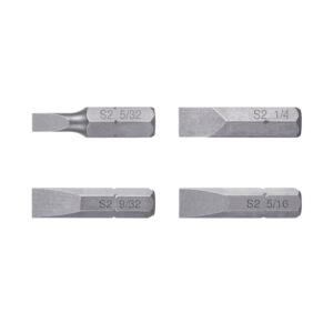 PUNTAS PARA DESARMADOR PLANAS COMBINADAS 25MM, 5 P