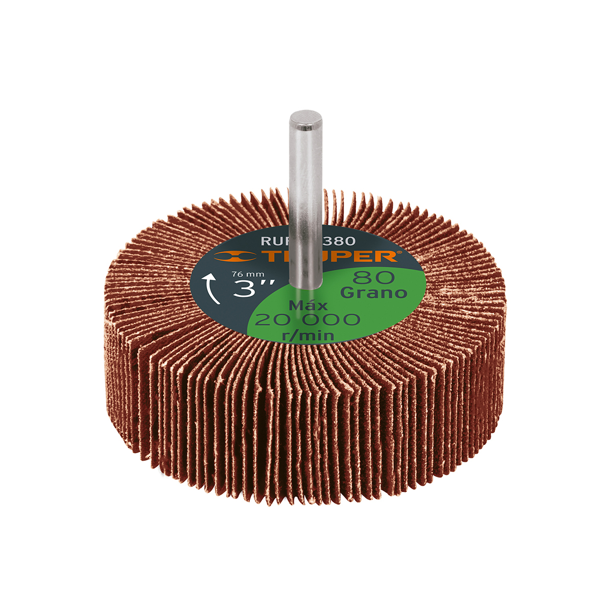 CEPILLO HOJAS LIJA 75 MM GR 80