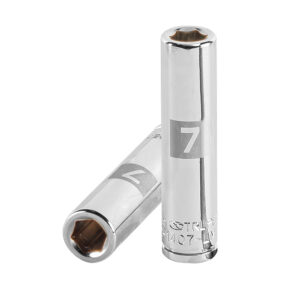 LLAVE VASO HEXAGONAL, LARGA, CUADRO 1/4  DE 7MM