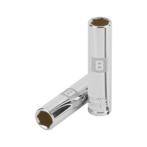 LLAVE VASO HEXAGONAL, LARGA, CUADRO 1/4  DE 8MM