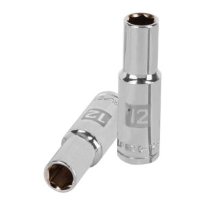 LLAVE VASO BIHEXAGONAL, LARGA, CUADRO 1/2  DE 12MM