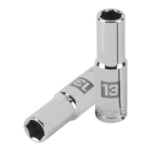 LLAVE VASO BIHEXAGONAL, LARGA, CUADRO 1/2  DE 13MM