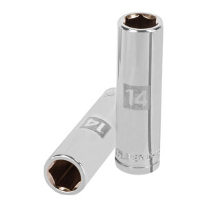 LLAVE VASO BIHEXAGONAL, LARGA, CUADRO 1/2  DE 14MM