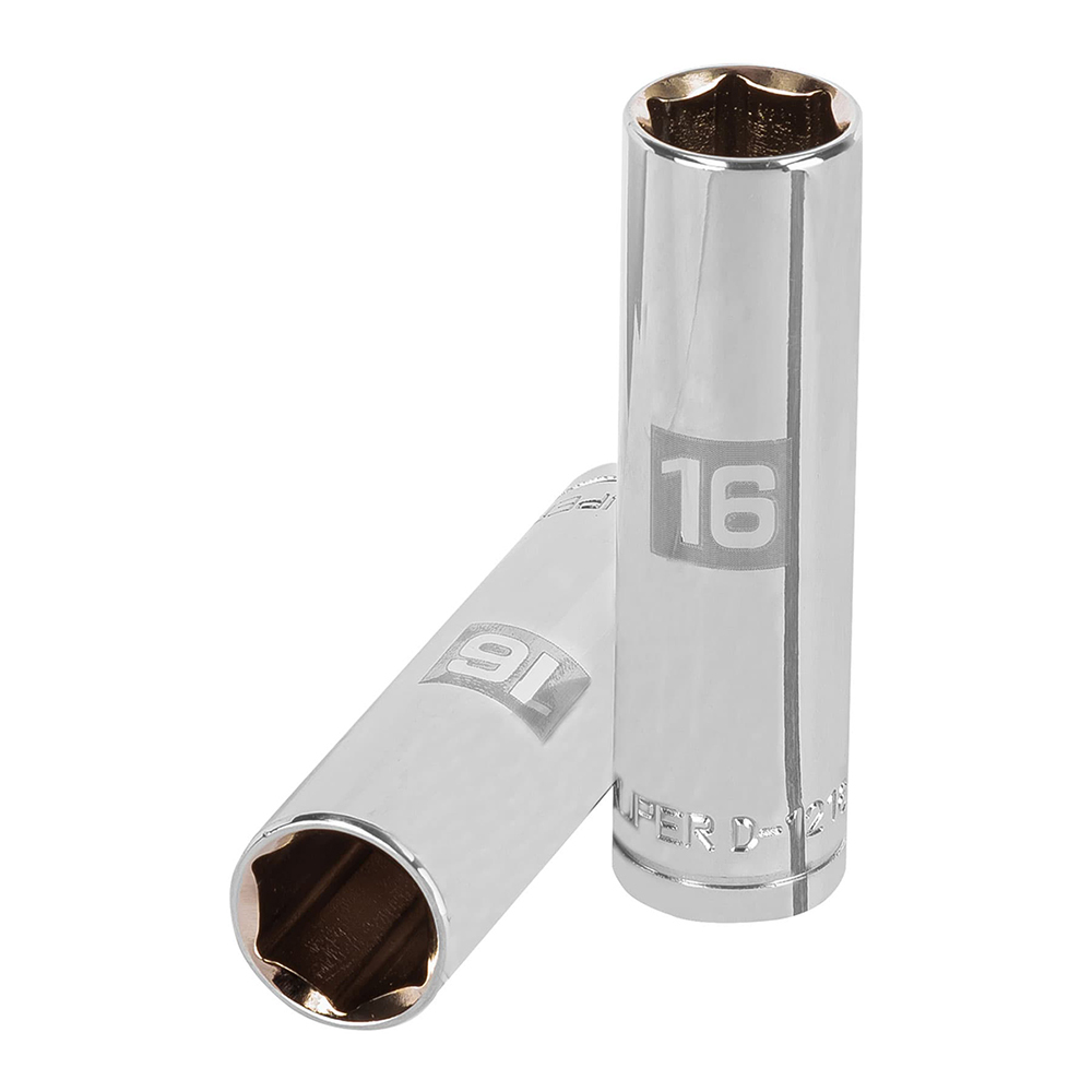 LLAVE VASO BIHEXAGONAL, LARGA, CUADRO 1/2 DE 16MM