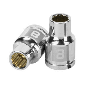 LLAVE VASO BIHEXAGONAL, CUADRO 3/8  DE 8MM