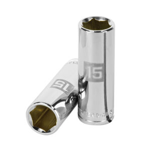 LLAVE VASO HEXAGONAL, LARGA, CUADRO 3/8  DE 15MM