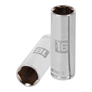 LLAVE VASO HEXAGONAL, LARGA, CUADRO 3/8  DE 16MM