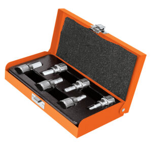 JUEGO LLAVE VASO, HEXAGONAL, 3/8 , 6 PZS, MM