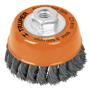 CEPILLO COPA TRENZADO FINO 100MM AMOLAD