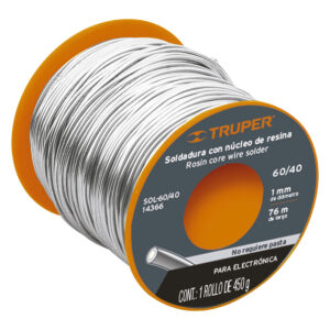 SOLDADURA NUCLEO RESINA 60/40, ELECTRONICA, 450G