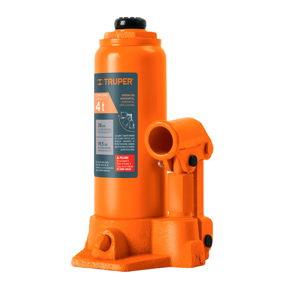 GATO HIDRÁULICO BOTELLA DE 4 T TRUPER