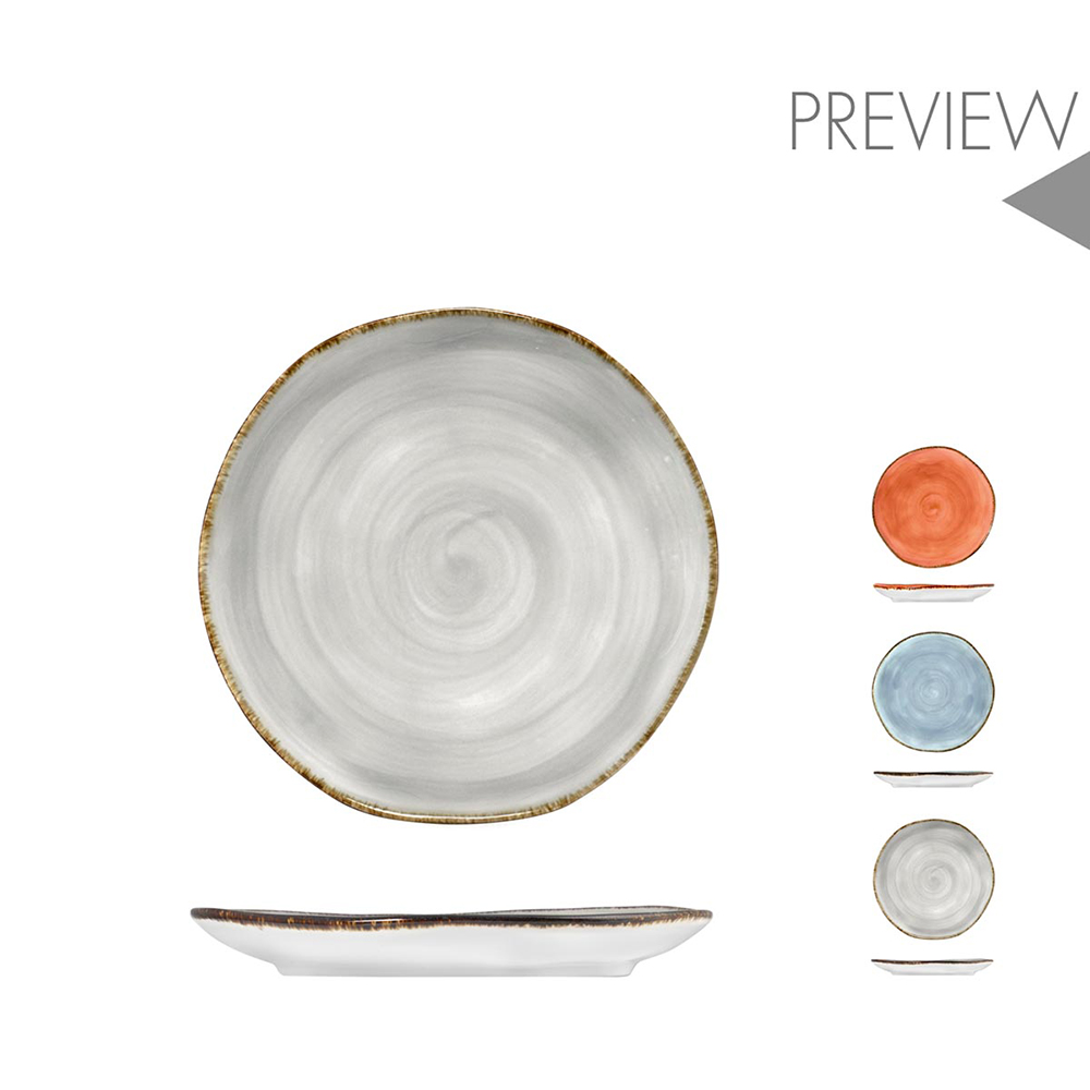 H&H PLATO POSTRE PORC TOSCANA SURT 17CM