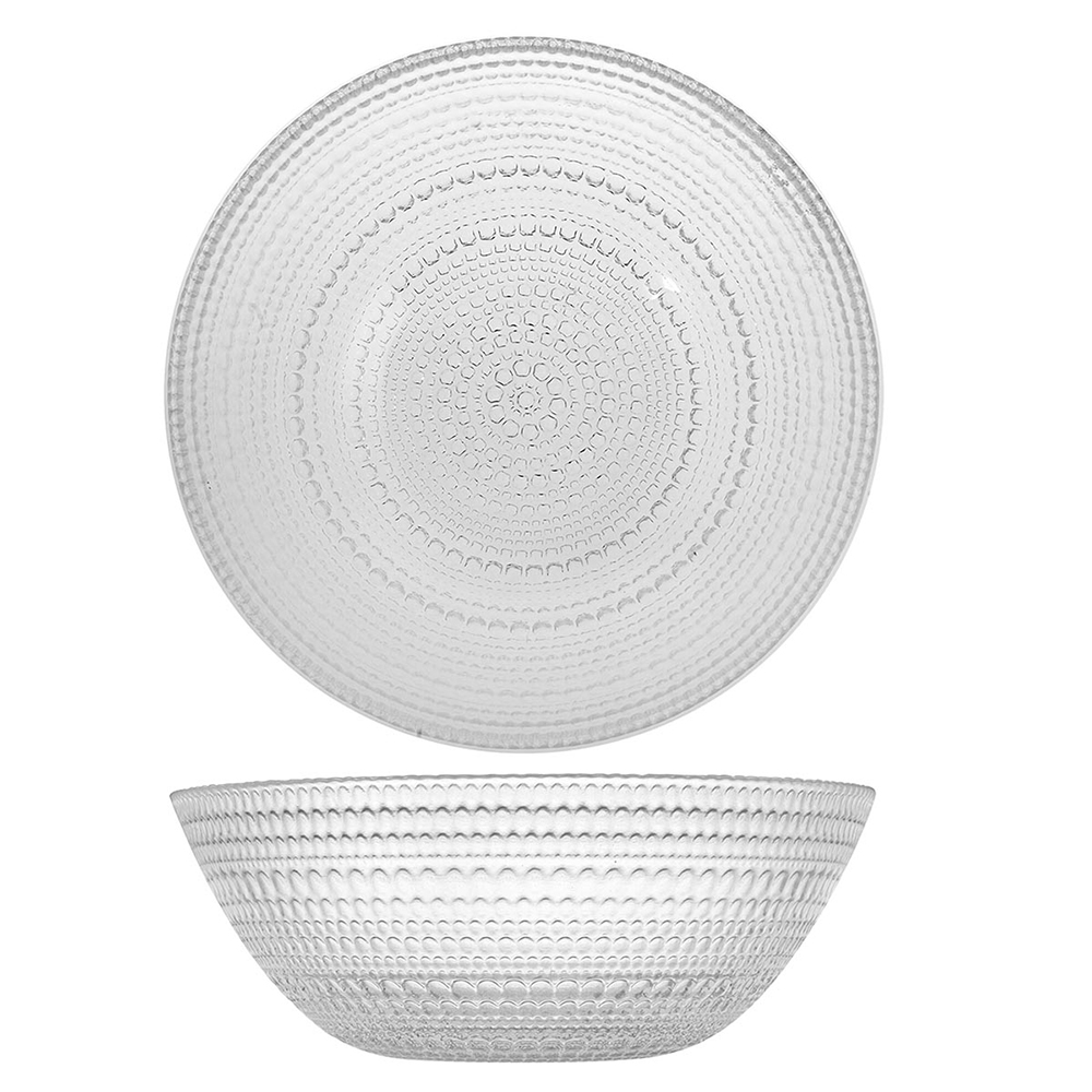 H&H ENSALADERA VDR VENERE TRANSP 25 CM