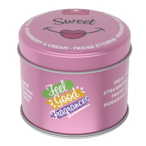 CRISTALINAS VELA LATA FRESA Y NATA***