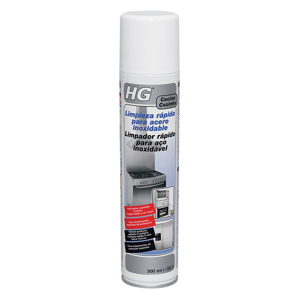 HG LIMPIEZA RAPIDA ACERO INOX 300 ML