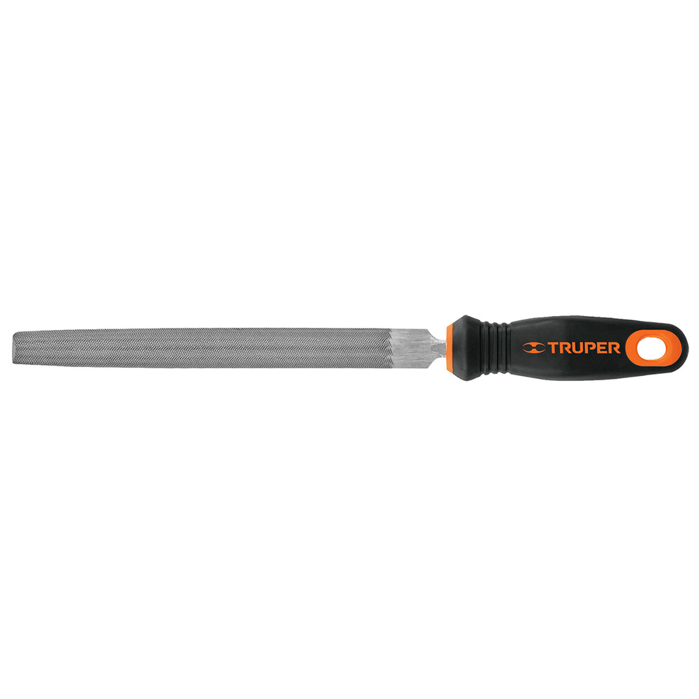 LIMA MEDIA CANA BASTA, 200MM, MANGO BIMATERIAL