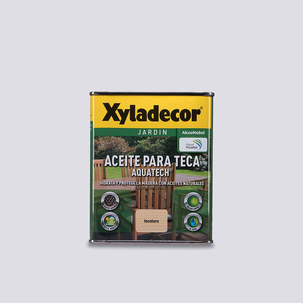 XYLADECOR ACEITE TECA AQUATECH INCOL 750