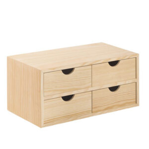 ASTIGARRAGA CAJONERA 2x2 RECHAPADO PINO*