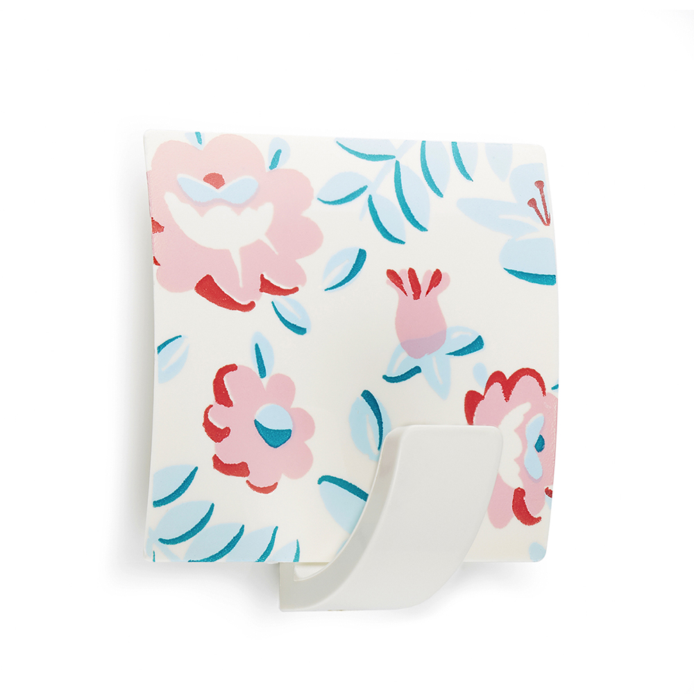 INOFIX COLGADOR ADHESIVO DECO FLOR BL