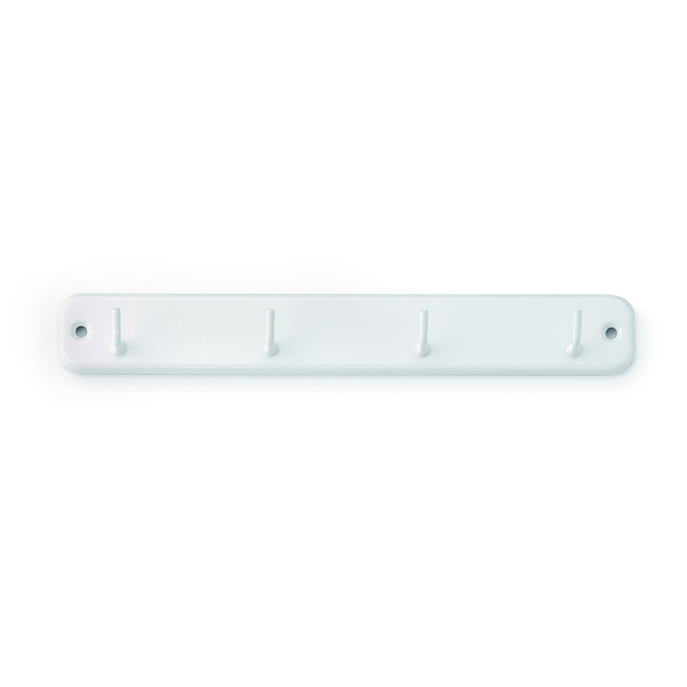INOFIX COLGADOR COCINA 4 GANCHOS BLANCO