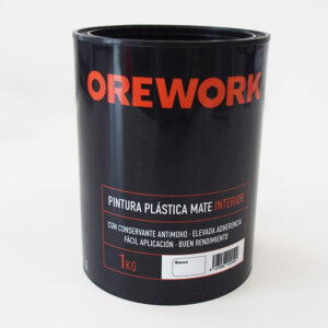 PINTURA PLAST OREW MT INT BLANCO 1 K