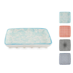 H&H PLATO PORC CUADRADO SURT 15,6 CM