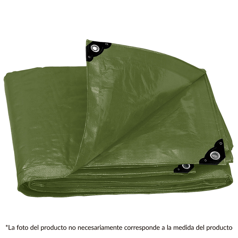 TOLDO EXTRA FUERTE VERDE 240GR 6X12M