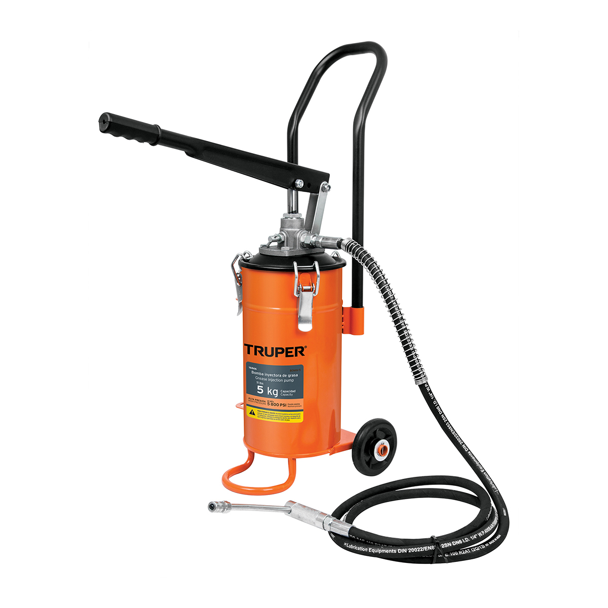 BOMBA INYECTORA DE GRASA. 5 KG. TRUPER