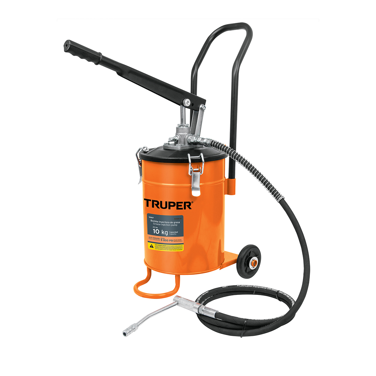 BOMBA INYECTORA DE GRASA. 10 KG. TRUPER