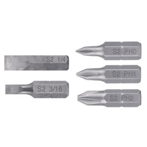 JUEGO 5 PUNTAS COMBINADAS 25MM