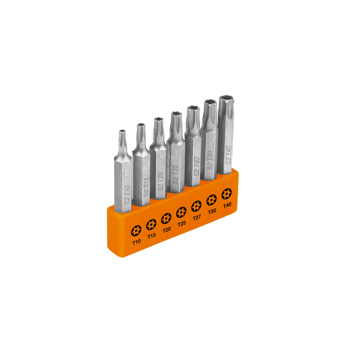 JUEGO DE 7 PUNTAS TORX, SEGURO 50MM