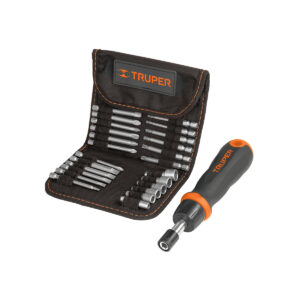 JUEGO DESTORNILLADOR CARRACA 24 PZ ESTUC