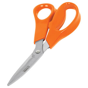 TIJERA MULTIUSOS, FILO DENTADO, INOX, 200MM