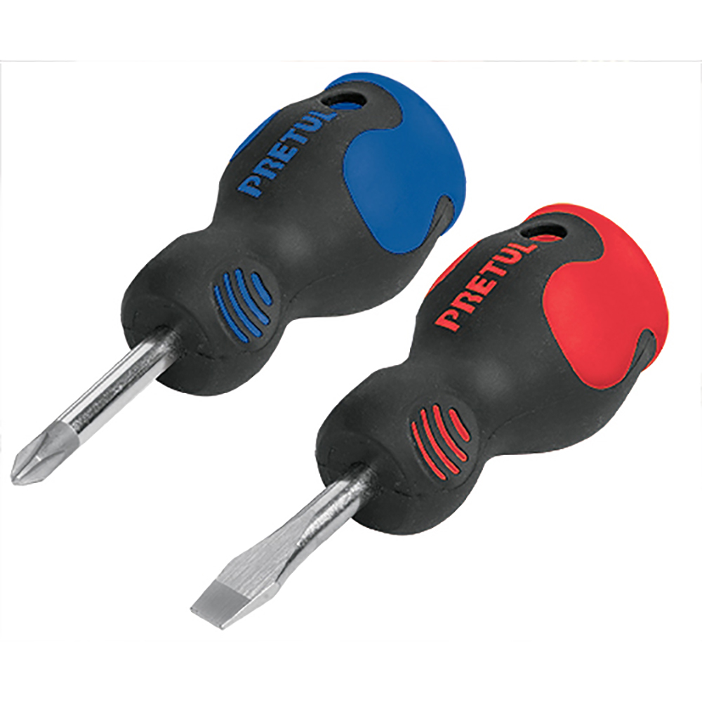 JUEGO DESTONILLADORES TROMPO, 2 PZS C GRIP, PRETUL